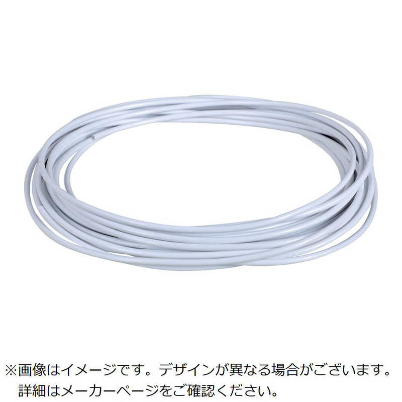 トラスコ中山　TRUSCO汎用ビニールチューブ内径5.1φ白長さ10m 　TB5.1W10