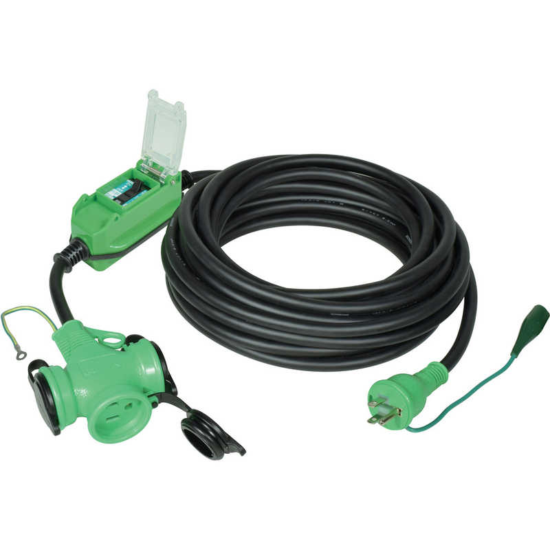 日動工業　日動防雨型ポッキン延長ブレーカ100V漏電保護専用10m 　PBWEB10T