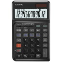 カシオ CASIO 人間工学電卓 ブラック JE-12D-BK-N 12桁 JE-12D-BK