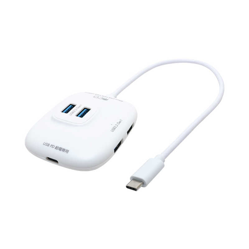 ʥХ䥷ߥ襷 USB3.2Gen1б TypeCϥ(MacWiniPadOSб) ΥХѥ 4ݡ USB 3.2 Gen1б USB Power Delivery 100WбϡUDS-HH01P/WH