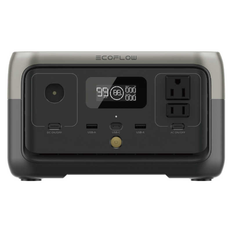 エコフロー　EcoFlow RIVER 2 [256Wh /6出力 /ソーラーパネル(別売)] 　ZMR600-JP