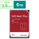 WESTERN DIGITAL　内蔵HDD SATA接続 WD Red Plus (NAS) 256MB [6TB/3.5インチ] ｢バルク品｣　WD60EFPX