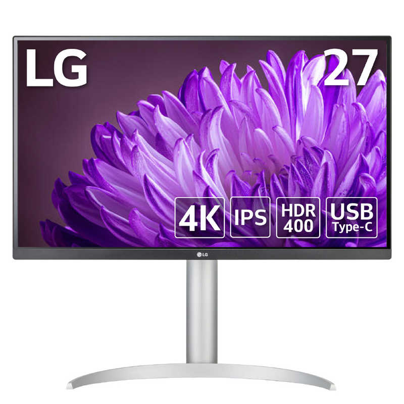 LG PCモニター 27型 /4K(3840×2160） /ワイド 27BP85UN-W