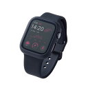 エレコム ELECOM アップルウォッチ カバー Apple Watch SE 44mm 強化ガラス セラミックコート ゴリラガラス ブラック AW20MFCGOCBK