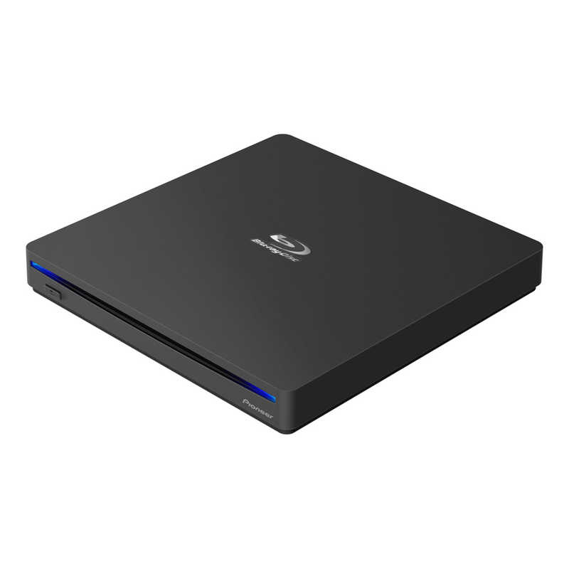 パイオニア PIONEER ポータブルブルーレイドライブ BDXL対応/M-DISC対応/USB3.2 Gen1(USB Type-C)/2.0/ソフト無し/アルミ削り出しインシュレーター付 BDR-XS08MB-S