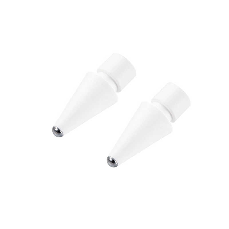 エレコム ELECOM Apple Pencil 第2世代 第1世代 用 交換ペン先 2個入 太さ約1.8mm 金属製 長寿命 アップルペンシル iPad 用 ...