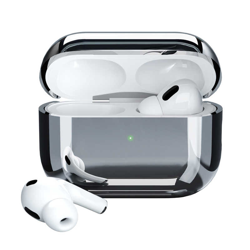 PGA　AirPods Pro(第2世代)用 ソフトケース シルバー Premium Style　PG-APP2TP03SV