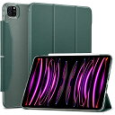 ESR 12.9インチ iPad Pro (第6/5世代)用Ascend三つ折りケース ESR Forest Green ESRAscendTrifoldwit...