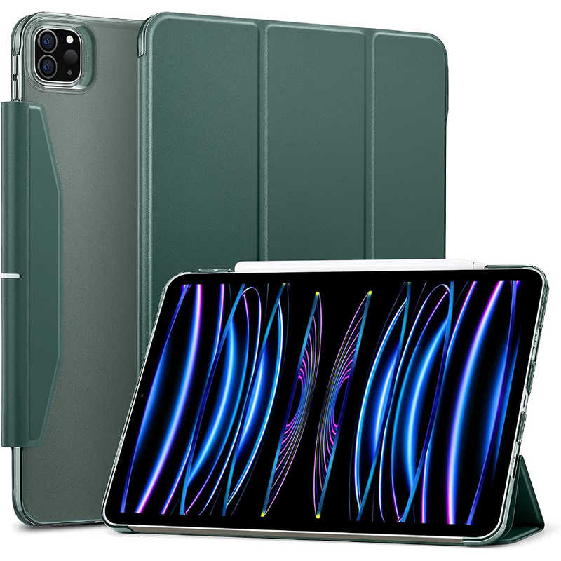 ESR@11C` iPad Pro(4/3)p AscendO܂P[X ESR Forest Green ESRAscendTrifoldwithClaspforiPadPro11@AscendTrifoldCase