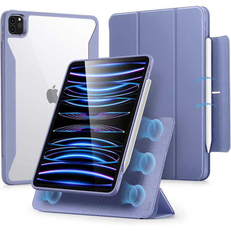 ESR@11C` iPad Pro(4/3)p Rebound nCubhP[X360 ESR Lavender ESRReboundHybridCase360foriPadPro11@ReboundHybrid360