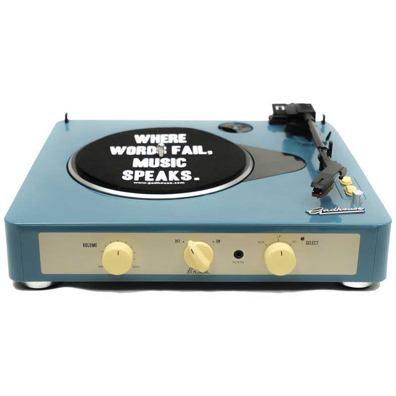 GADHOUSE　レコードプレーヤー Brad Retro record GREEN　GAD001001GR