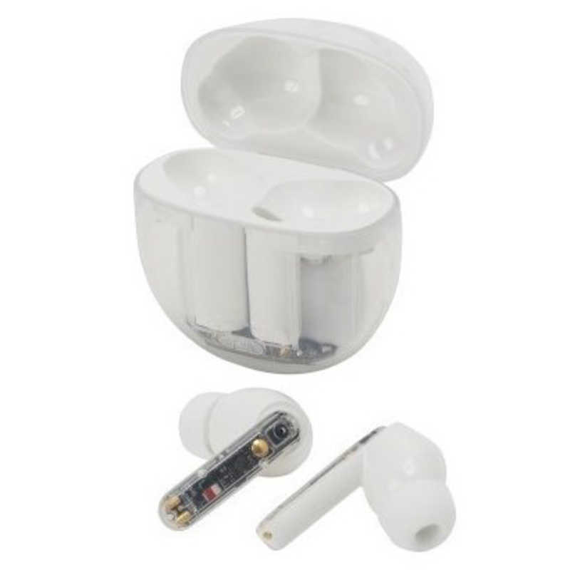 クオリティトラストジャパン　フルワイヤレスイヤホン COCOON ホワイト [ リモコン・マイク 対応 / ワイヤレス ( 左右分離 ) / Bluetooth ] 　QB-082GWH