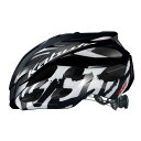 オージーケーカブト 自転車用ヘルメット ヴォルツァ (L/XLサイズ:59~61cm/G-1ブラックホワイト) VOLZZA