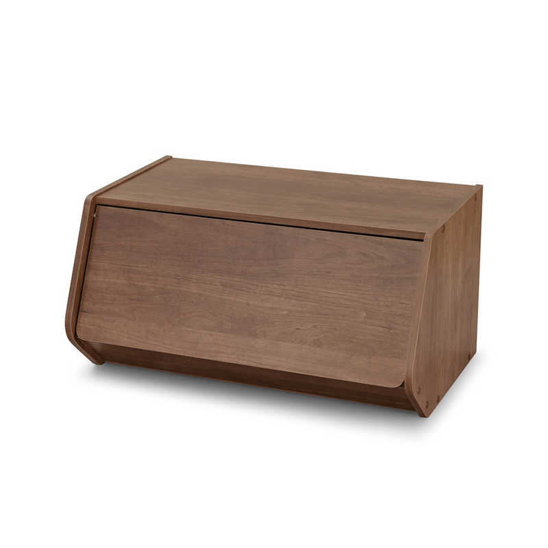 アイリスオーヤマ IRIS OHYAMA スタックボックス 扉付きタイプ (ブラウン/約幅60×奥行38.8×高さ30.5cm)