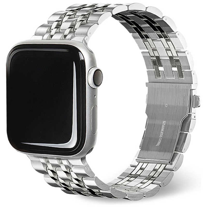 ROA　SOLID METAL BAND for Apple Watch 49/45/44/42mm シルバー　EGD24664AW