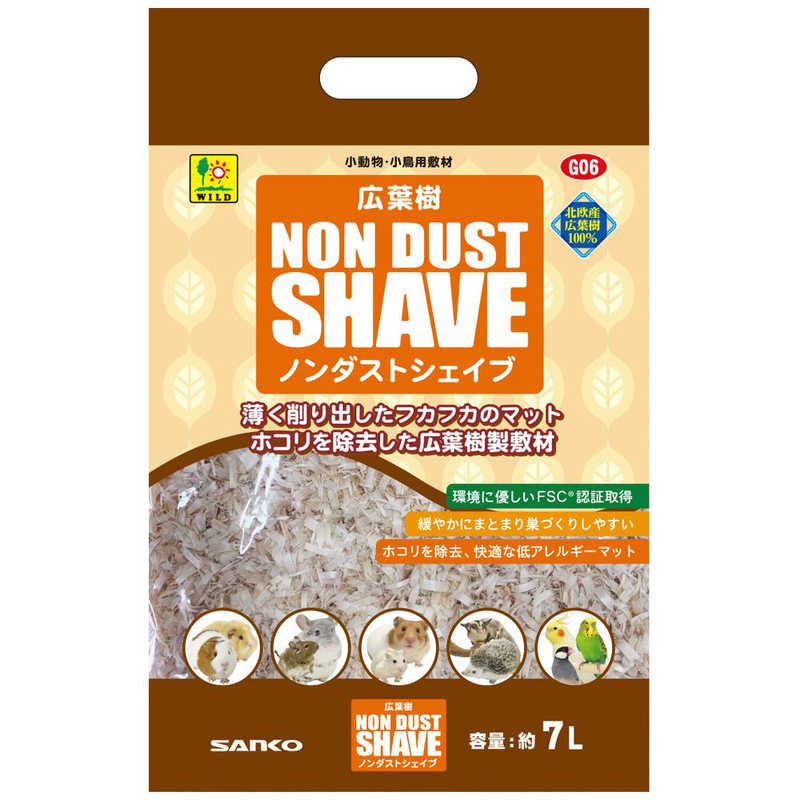 三晃商会　広葉樹ノンダストシェイブ 7L