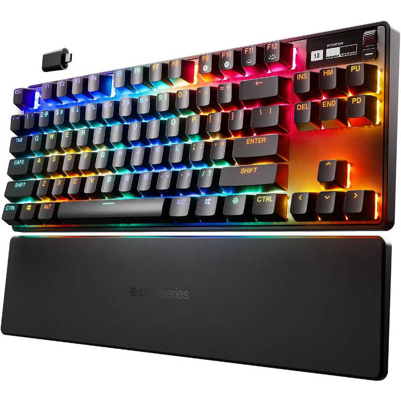 STEELSERIES ゲーミングキーボード Apex Pro TKL Wireless US(2023) 有線 ワイヤレス /USB 64865J