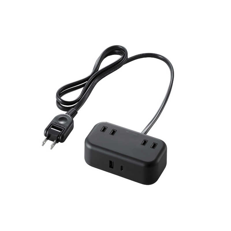 쥳ࡡELECOMŸå Ĺ USBդ å 1m ( 󥻥 2 TypeC 1 USB A 1 ) PD б Ŵ ֥åT-U04-2210BK
