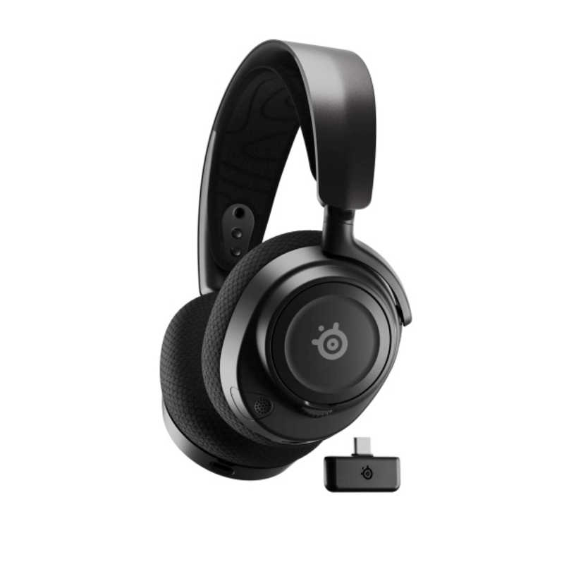 STEELSERIES　ゲーミングヘッドセット Arctis Nova 7 ブラック [ワイヤレス(USB-C+USB-A)+有線 /両耳 /ヘッドバンドタイプ]　61553J