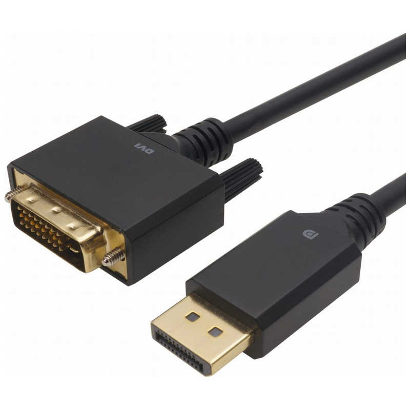 ホーリック　Displayport→DVI変換ケーブル 2m ［2m］　DPDV20723BB