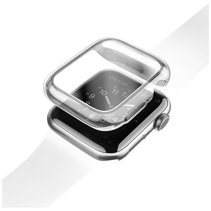 KENZAN　UNIQ GARDE HYBRID APPLE WATCH SERIES 4 ケース＋画面保護 (44MM) UNIQ DOVE(CLEAR)　UNIQ44MMGARCLR