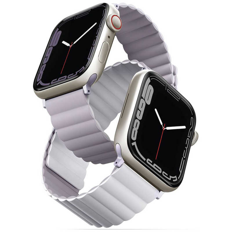 KENZAN　REVIX REVERSIBLE MAGNETIC APPLE WATCH STRAP 414038MM LILAC　UNIQ41MMREVLILWHT