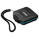 ハクバ ハードカードケーススリム SD4 ブルー (SDカード 4枚収納・microSDカード 8枚収納) ハクバ ブルー DMC-23SD4BL(2)