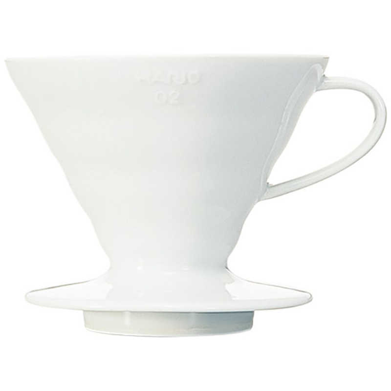 ハリオ V60透過ドリッパー02セラミックW HARIO VDCR02W