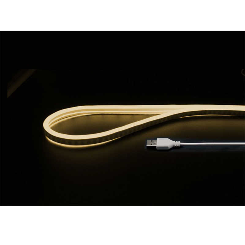 日本トラストテクノロジー　USBネオンチューブライト1m 電球色　NEONLT1MWA
