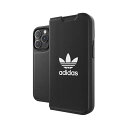 スマホケース 携帯ケース iphone14Pro ケース Adidas アディダス ブラック OR Booklet Case BASIC FW22 アイフォン アイホン 携帯カバー おしゃれ 可愛い かわいい