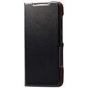 エレコム ELECOM Galaxy S23 ケース 手帳型 マグネット フラップ 衝撃吸収 超軽量 薄型 スリム ブラック PM-G231PLFUBK