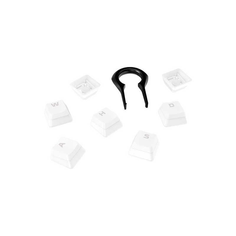 HYPERX キーキャップ HyperX ABS Pudding Keycaps Full Key Set White JP Layout 644H9AA ABJ