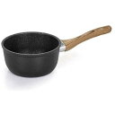 BARAZZONI　IH対応 ソースパン 16cm Granitica Extra Induction Eco Legno ブラック ［IH対応］　85511001625