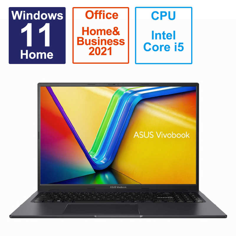 ASUS Ρȥѥ Vivobook 16X [16.0 /Windows11 Home /intel Core i5 /ꡧ16GB /SSD512GB /Office HomeandBusiness /2023ǯ5ǥ] ǥ֥å K3604ZA-MB034WS
