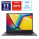 ASUS エイスース ノートパソコン Vivobook 14X 14.0型 /Windows11 Home /intel Core i9 /メモリ：16GB /SSD：512GB /WPS Office /2023年5月モデル インディーブラック K3405VC-NZ140W