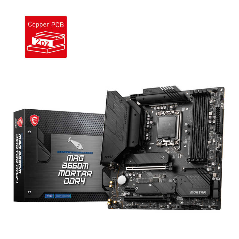 MAG B660M MORTAR MSI　MSI DDR4　MAGB660MMORTARDDR