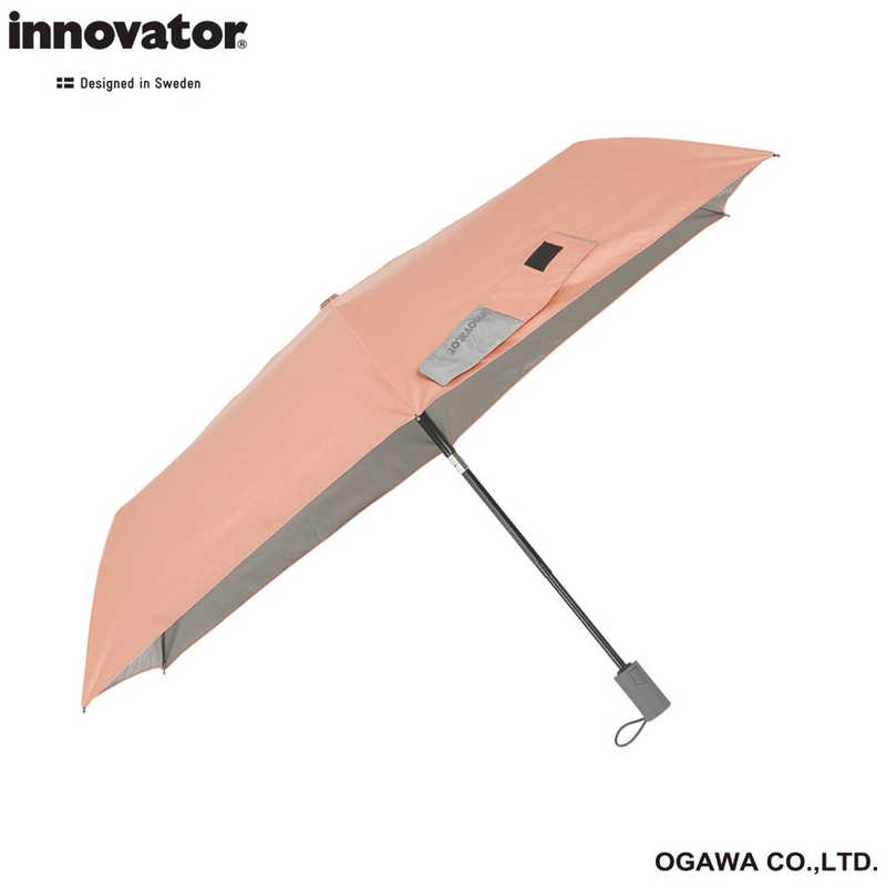 小川　折りたたみ傘 自動開閉 innovator(イノベーター) ペールオレンジ [晴雨兼用傘 /55cm]　IN-55WJP-22