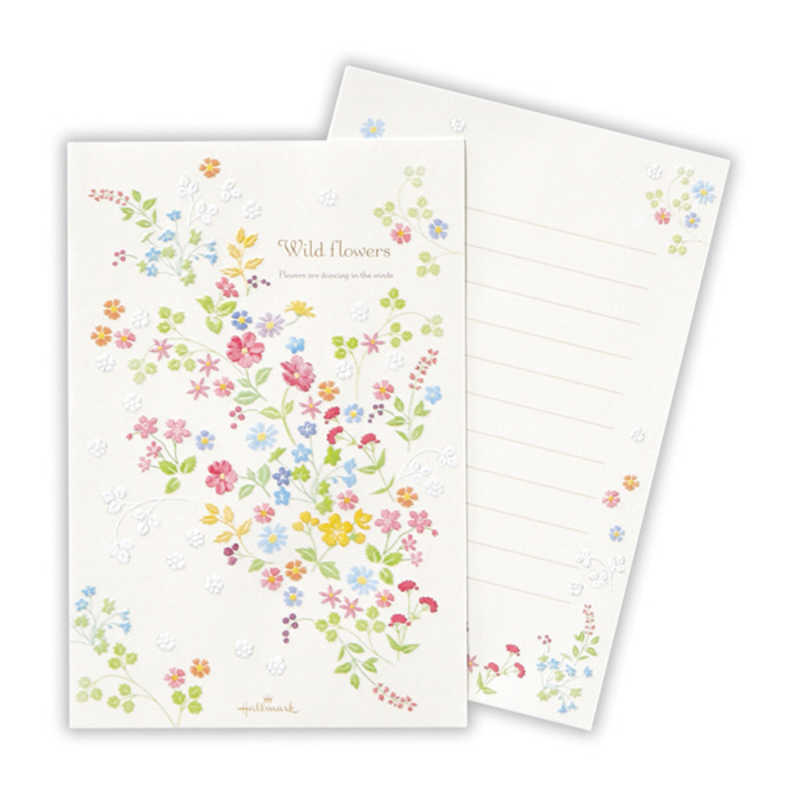 ニホンホールマーク　葉書箋 ワイルドフラワー2　ECD819866