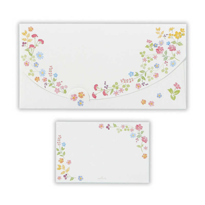 ニホンホールマーク 祝儀封筒 横型ワイルドフラワー2 EME820381