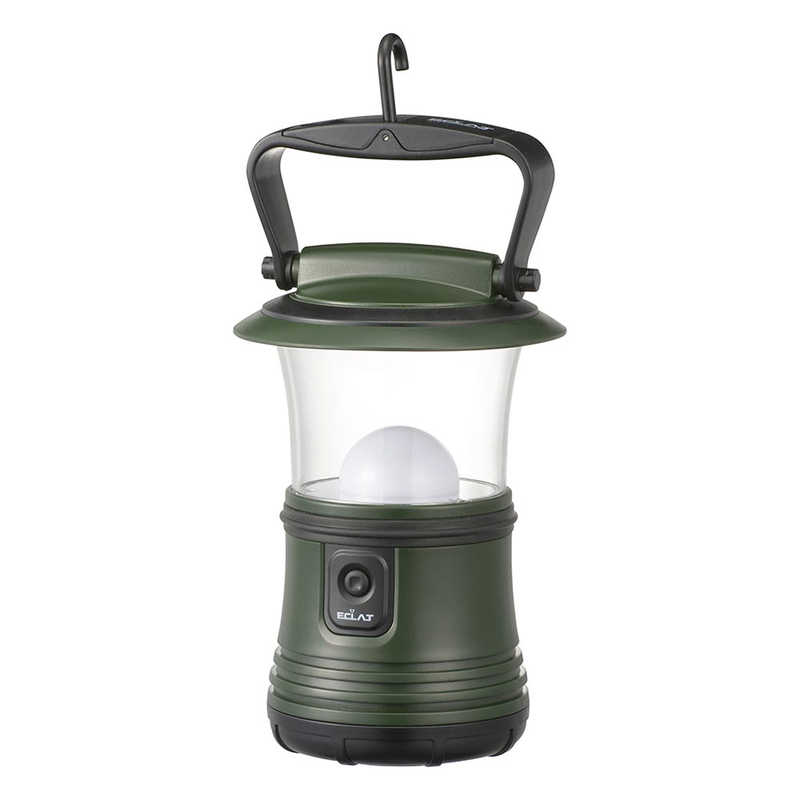オーム電機　LEDランタン調光・調色ECLAT480ルーメン ［LED /単1乾電池×3 /防水］　LN-50C7-G