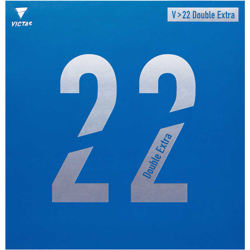 VICTAS　裏ソフトラバー V22 Double Extra ダブル エキストラ MAX ［裏ソフト /テンション］ ブルー　200070