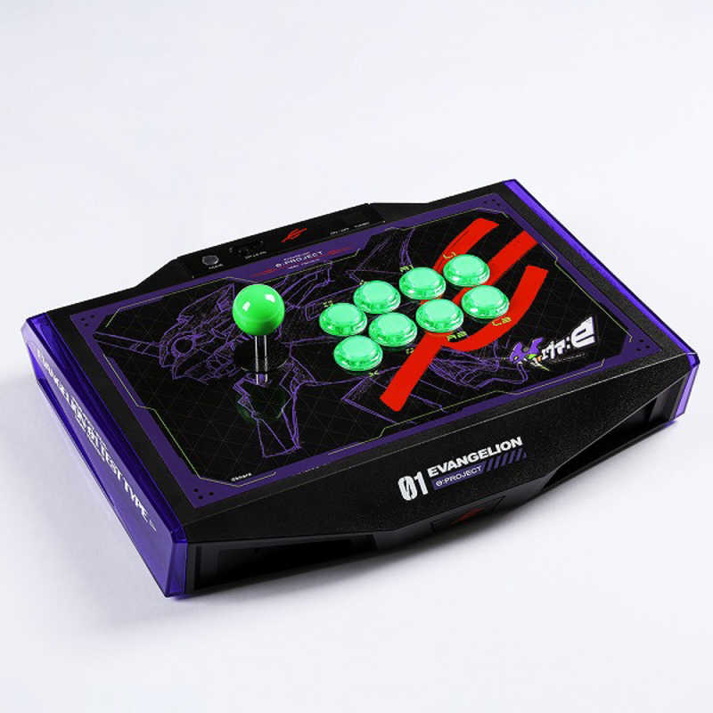 アンサー　EVANGELION e：PROJECT ARCADE CONTROLLER (PC/PS4/PS3/switch) 初号機カラー　ANS-H137