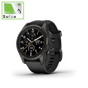 GARMIN@fenix 7S Pro Sapphire Dual Power Ti Carbon Gray DLC / Black(SuicaΉ)@0100277652