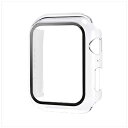 CROSSROAD Apple Watch 40mm 全機種対応(SE/6世代/5世代/4世代)ガラスフィルム一体型カバー クリア TCAWSEGC40CL(2)