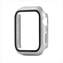 CROSSROAD Apple Watch 40mm 全機種対応(SE/6世代/5世代/4世代)ガラスフィルム一体型カバー シルバー TCAWSEGC40SV(2)