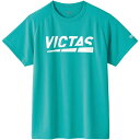 VICTAS 男女兼用 ユニセックス プレイ ロゴ ティー PLAY LOGO TEE(150サイズ/) グリーン 632101(4)