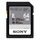 ソニー SONY SDXCカード SF-Eシリーズ(Class10/64GB) SF-E64A