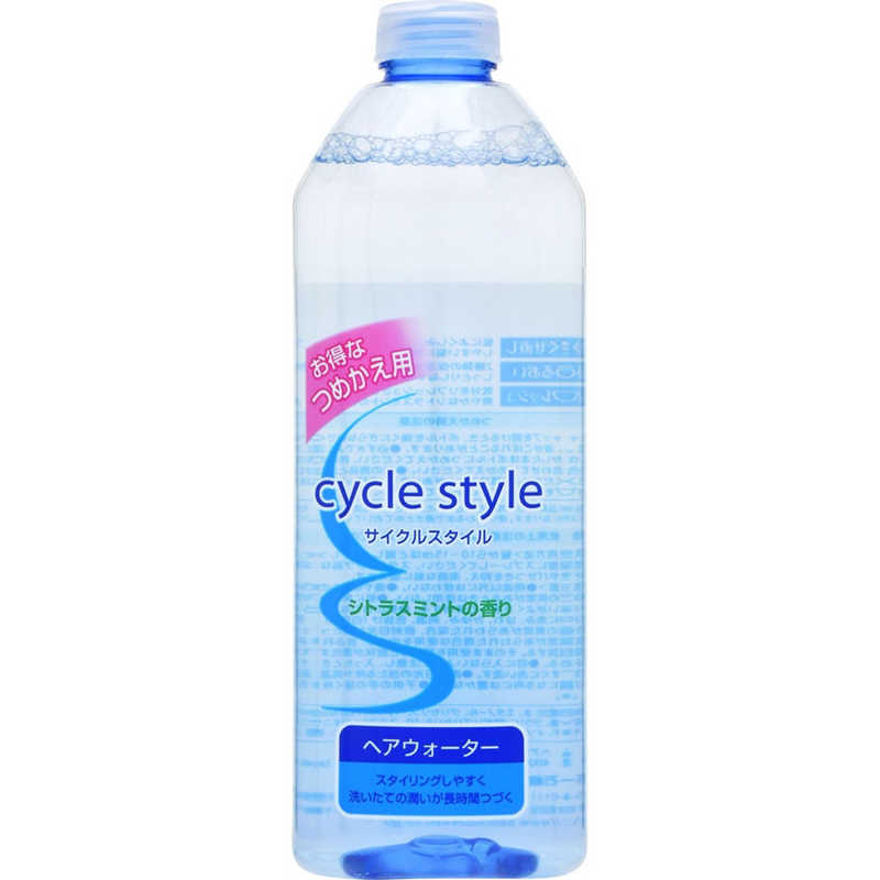 第一石鹸　サイクルスタイルヘアウォーター シトラスミントの香り 詰替用400ml