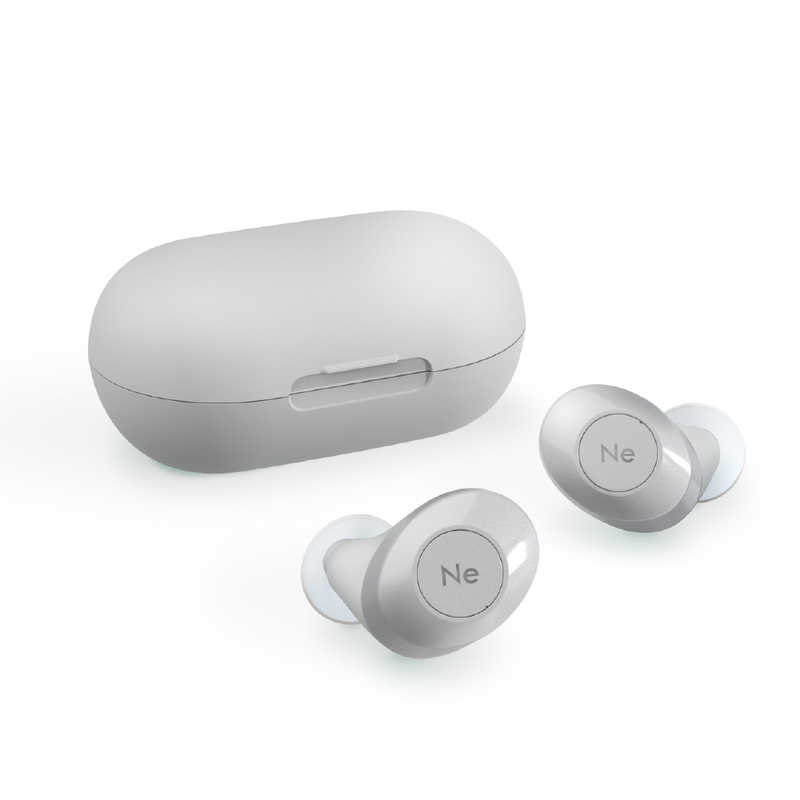 ラディウス 完全ワイヤレスイヤホン Ash Gray [ リモコン・マイク 対応 / ワイヤレス ( 左右分離 ) / Bluetooth ] HP-T70BTK