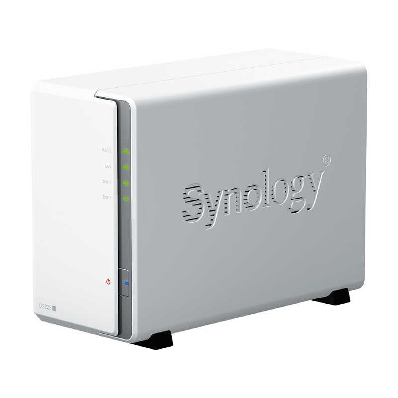 SYNOLOGY DiskStation クアッドコアCPU搭載多機能パーソナルクラウド 2ベイNASキット 初心者ガイド付 DS223J